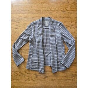 Anthropologie Dolan Left Coast Jacket Womens Large Striped Open Front Blazer